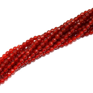 4mm Faceted Carnelian