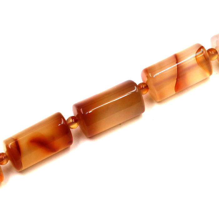 (CARN-040) Triangular Carnelian Tubes