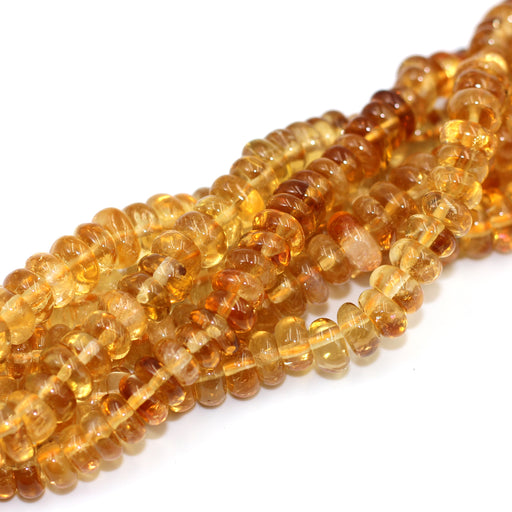 8mm citrine rondelles