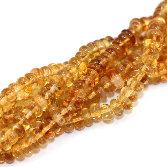 8mm citrine rondelles