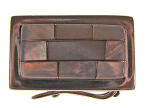 5-Strand M.O.P. Rectangle Box Clasp