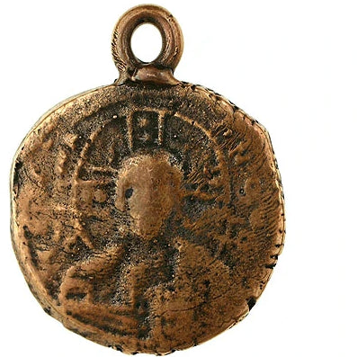 Constantinople "Jesus w/cross & book" coin (Reproduction)