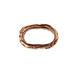 Bronze 13mm oval closed jump ring