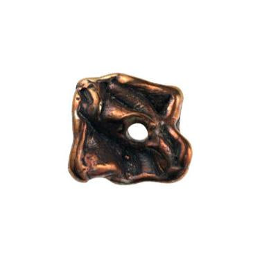 (bzbd124-9916) Bronze Textured Bead - Scottsdale Bead Supply
