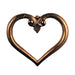 Bronze Heart Pendant