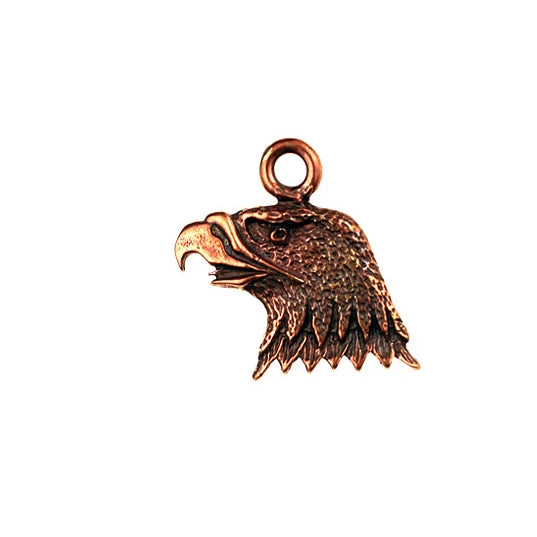 Bronze Eagle Head Pendant