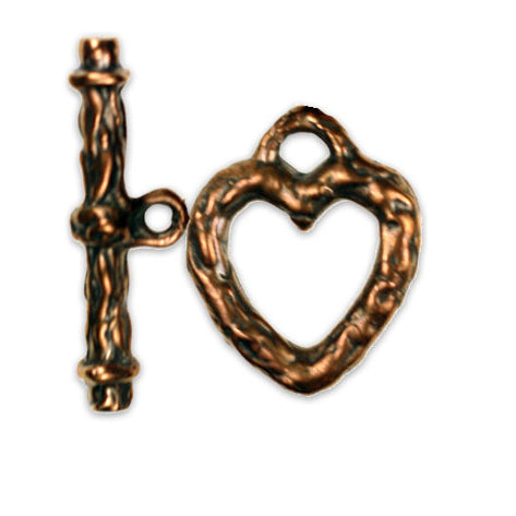 Bronze Heart Toggle