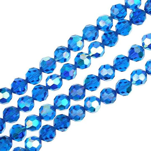 10mm Capri Blue Swarovski Crystal