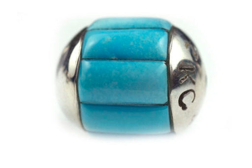 Inlay Round (no bars) 14 mm Sleeping Beauty Turq