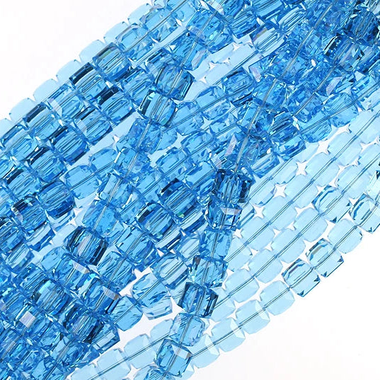 8mm Aquamarine Swarovski Crystal
