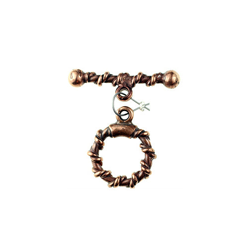 Bronze Wire Wrapped toggle