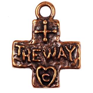 Bronze "The Way" Cross