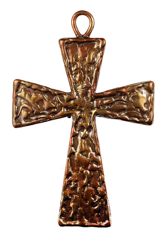 Bronze Very Large Medieval Style Cross