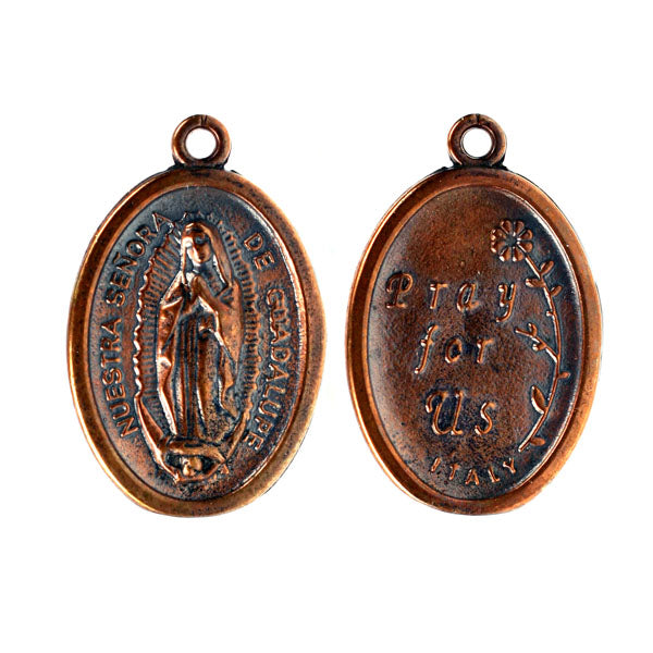 Bronze St. Christopher "Pray for us" Pendant