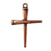 Handmade solid bronze cross by Old World Bronze.