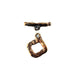 Bronze small square toggle