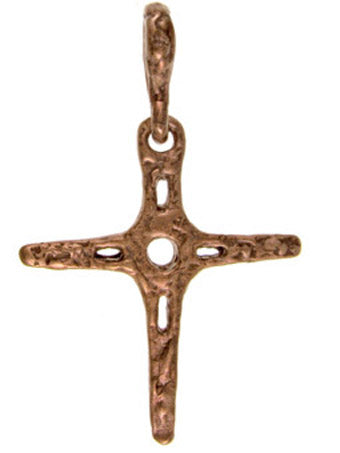 Solid Bronze stylized cross