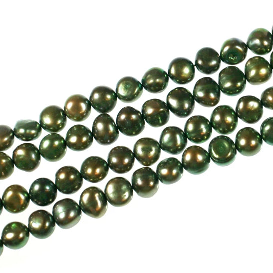 Green Fresh Water Pearls