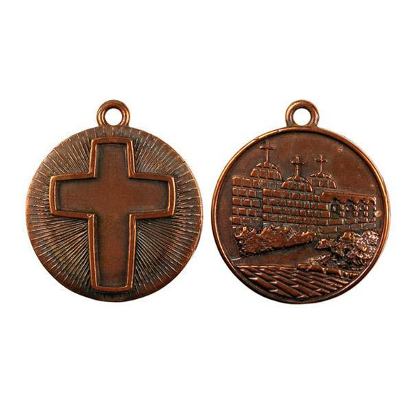  Handmade bronze cross & mission by Old World Bronze.