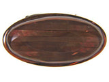5-Strand Brown Lip Oval Box Clasp