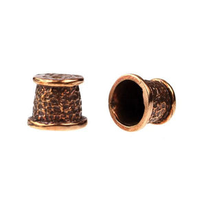 (bzbd098-N0320) Bronze Bead Cap - Scottsdale Bead Supply