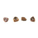 (bzbd062-9870) Bronze Bead Chips (assorted;4 diffeent shapes) - Scottsdale Bead Supply