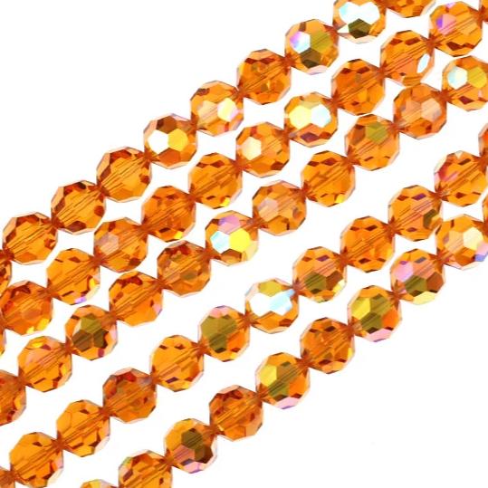 10mm Topaz AB Swarovski Crystal