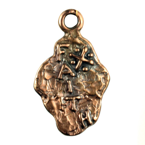 Bronze Faith Pendant