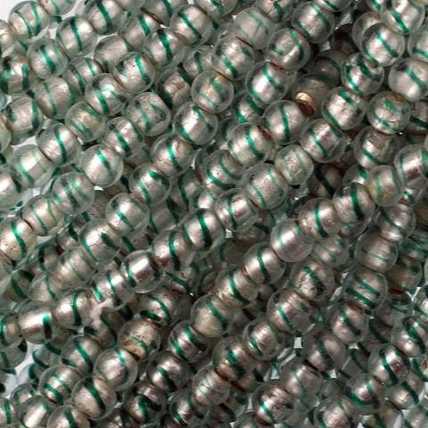 12mm India Foil Lined Lampwork Beads