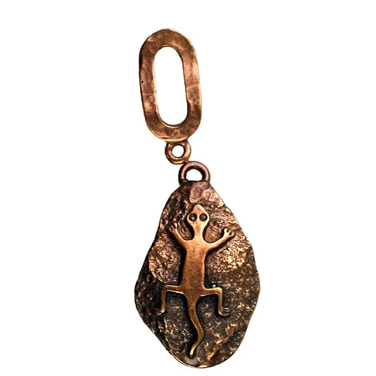 Bronze Lizard Toggle