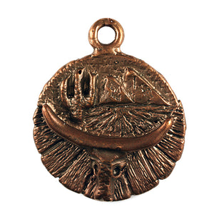 Bronze "Arizona Vista" pendant