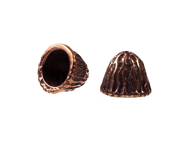 Bronze Textured Bead Cone