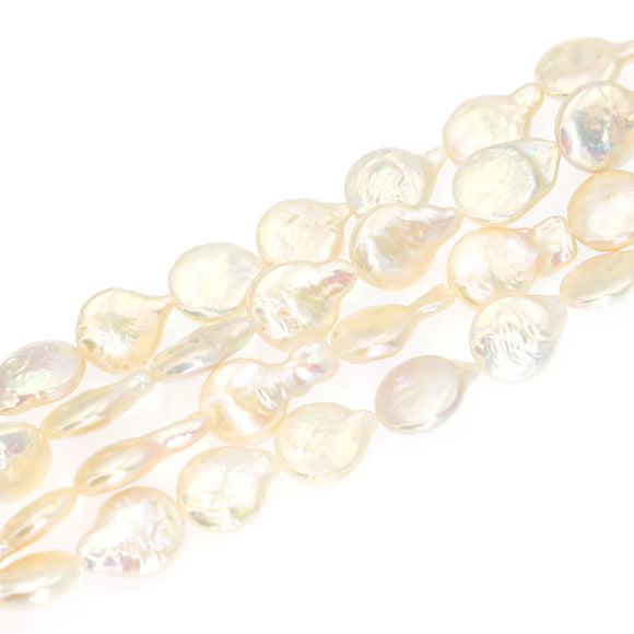 (fwp081) 10x15mm Baroque Fresh Water Pearls