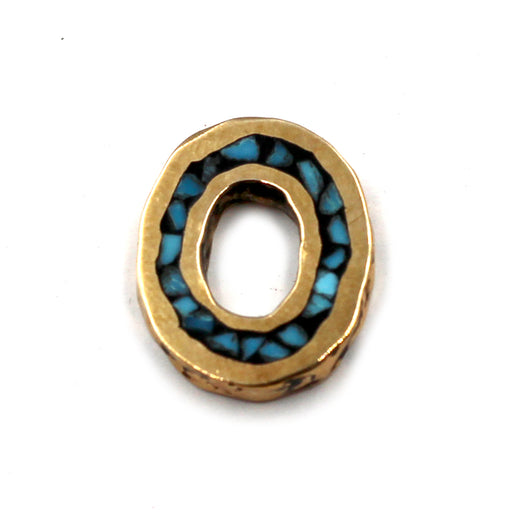 Bronze Turquoise Inlay Link