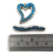 Turquoise Heart Toggle