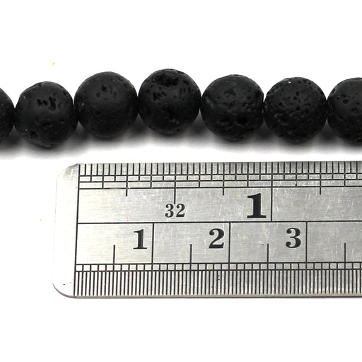 8mm Round Lava Rock