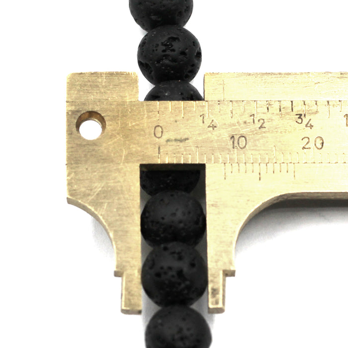 8mm Round Lava Rock