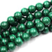 8mm Round Malachite