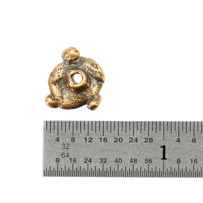 (bzbd029) Freeform Bronze Bead