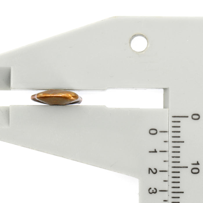 (bzbd076) Flat Wavy Bronze Spacer Bead