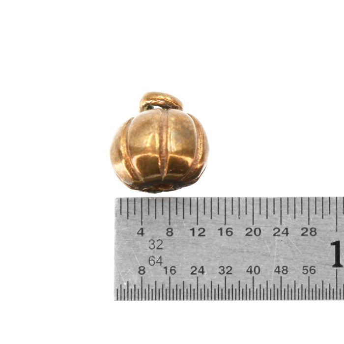 (bzbd110) Bronze Pumpkin Bead