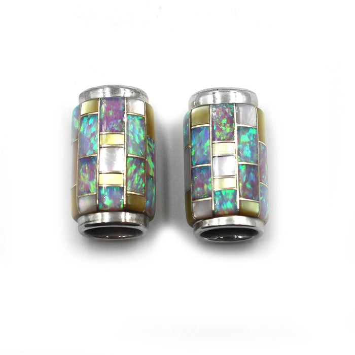 (IC014) Opal And Shell Inlay Cones