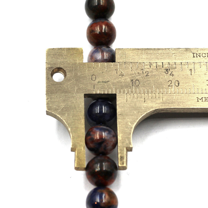 8MM Round "Sunset" Sodalite