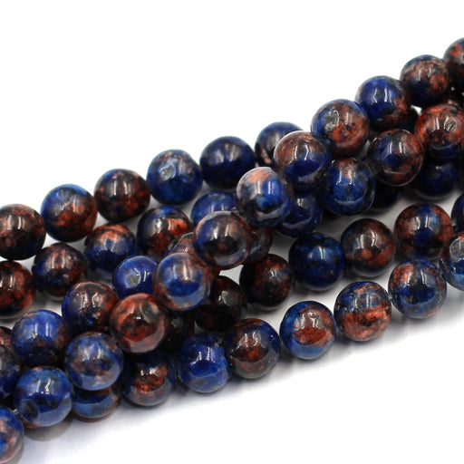 6mm Round "Sunset" Sodalite