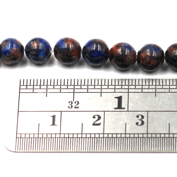 6mm Round "Sunset" Sodalite
