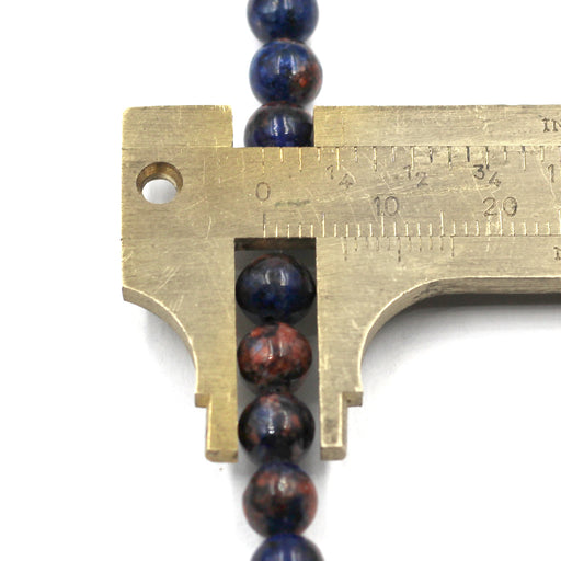 6mm Round "Sunset" Sodalite