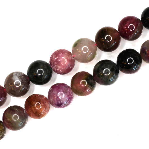 9mm round tourmaline beads