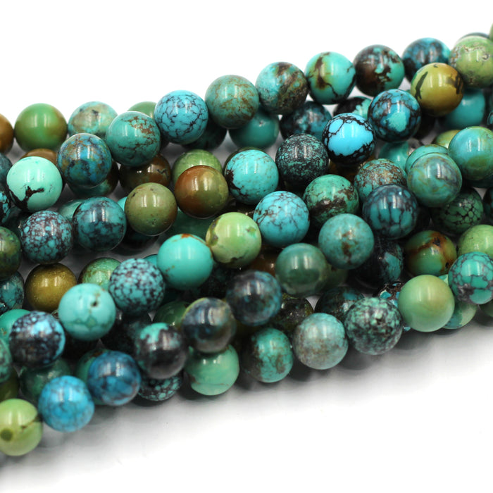 8mm Round Turquoise
