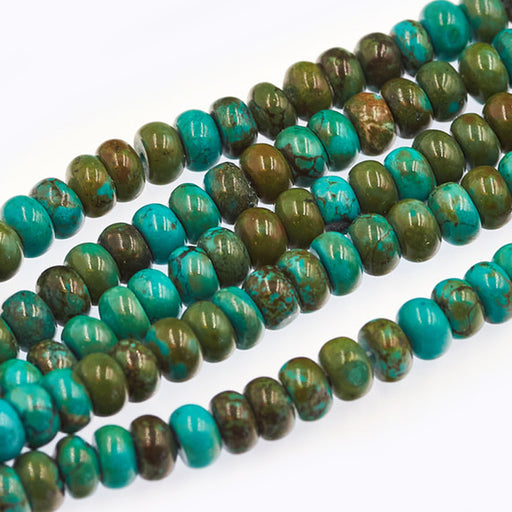 turquoise rondelles