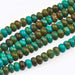 turquoise rondelles